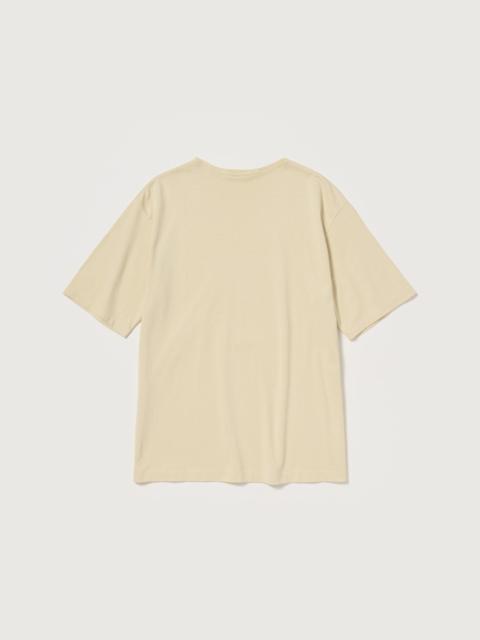 AURALEE LUSTER PLAITING BOAT NECK TEE