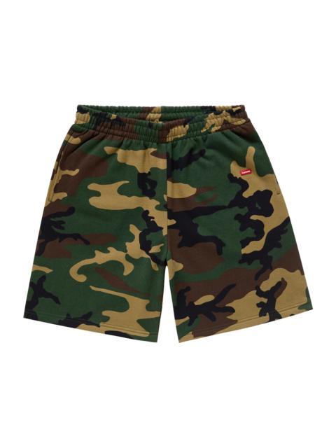 Supreme Supreme Small Box Sweatshort (FW24) Woodland Camo