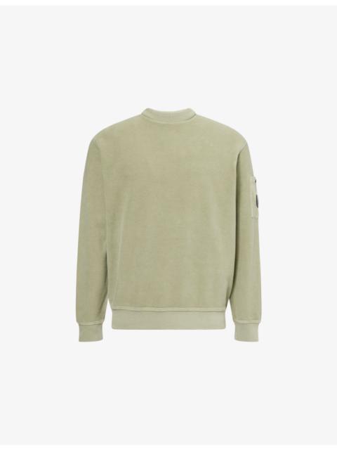 C.P. Company Brushed Crewneck Cotton-Jersey Sweatshirt