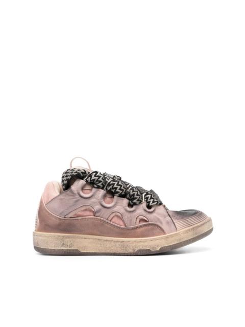 Lanvin Curb chunky leather sneakers