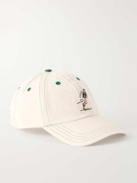 Drake's Embroidered Cotton-Twill Cap