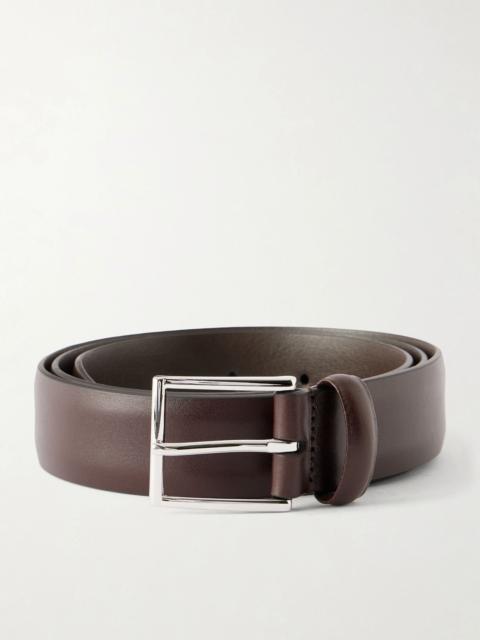 Anderson's 4cm Calf Leather Belt Brown