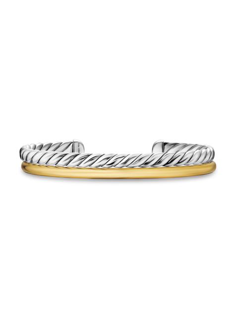 DAVID YURMAN Women's DY Mercer Two Row Cuff Bracelet in Sterling Silver - Silver