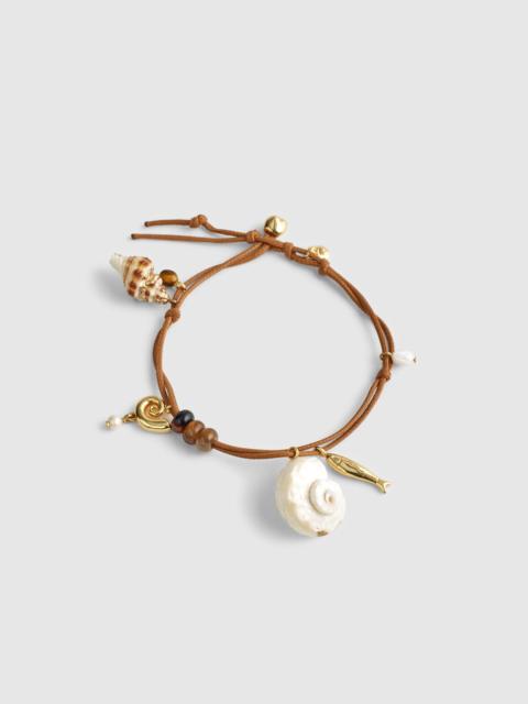 Madewell Semiprecious Leather Charm Anklet