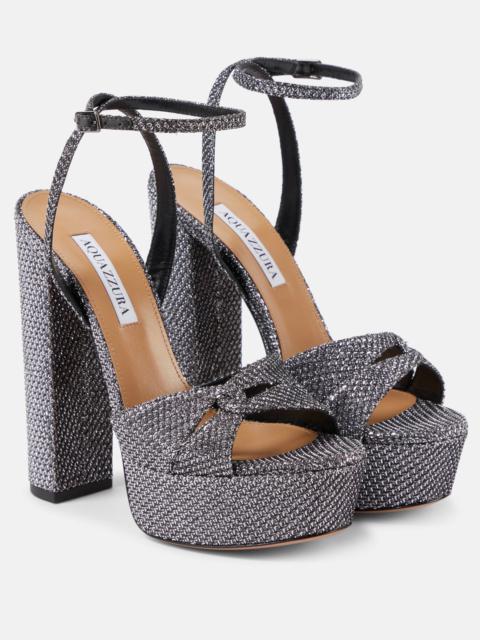 Sinner 140 metallic platform sandals