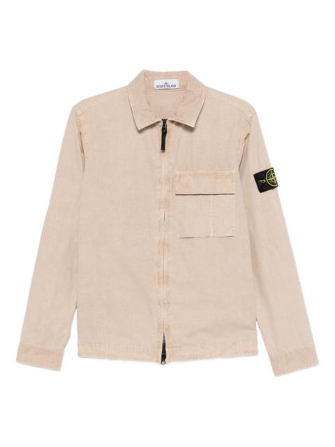 Stone Island pocket zip overshirt