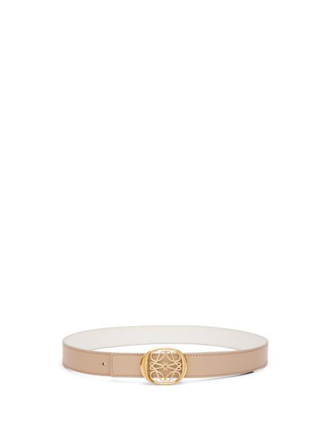 Loewe Reversible Anagram Ellipse belt in smooth calfskin