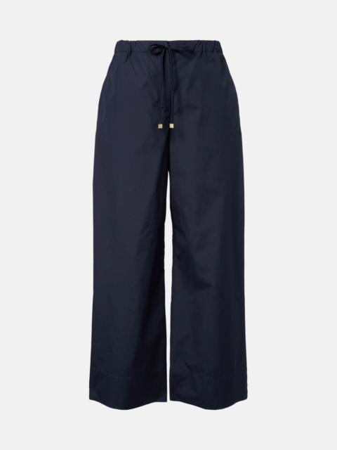 'S Max Mara Cotton cropped wide-leg pants