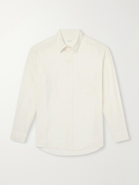 KAPTAIN SUNSHINE Cotton and Silk-Blend Twill Shirt