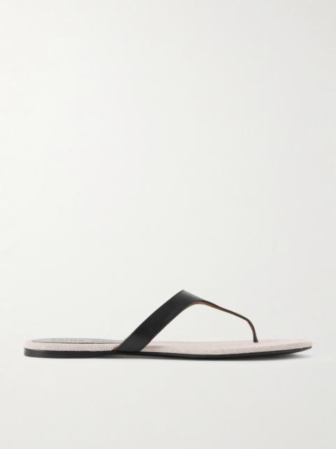 KHAITE Archer Leather Sandals