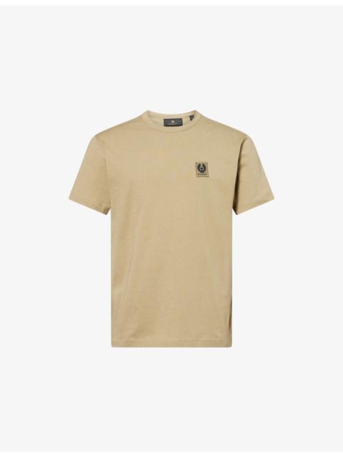 Belstaff Brand-Patch Crew-Neck Cotton T-Shirt