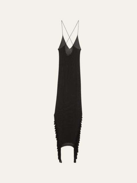 AISLING CAMPS Stalactite Midi Slip Dress