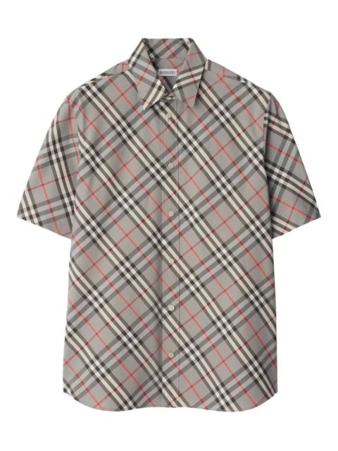 Burberry checked shirt