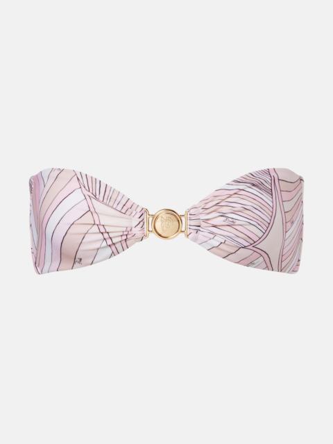 PUCCI Iride bandeau bikini top