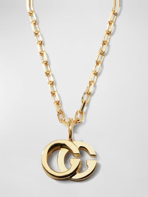 GUCCI 18k Gold GG Running Necklace
