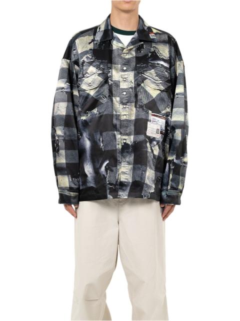 Maison MIHARAYASUHIRO "T.A.T.A x MMY" Trompe-l'oeil Archive Printed Shirt