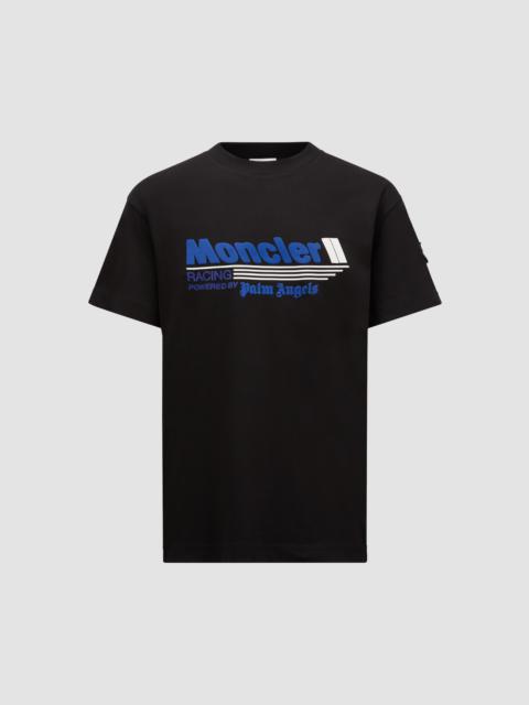 Moncler Moncler x Palm Angels Racing Logo Cotton T-Shirt