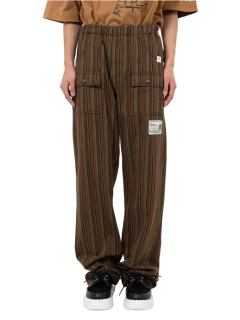 Maison MIHARAYASUHIRO "BEDWIN & THE MMY” Stripe Bush Pants
