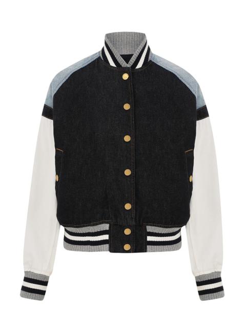Zimmermann CRUSH DENIM BOMBER JACKET