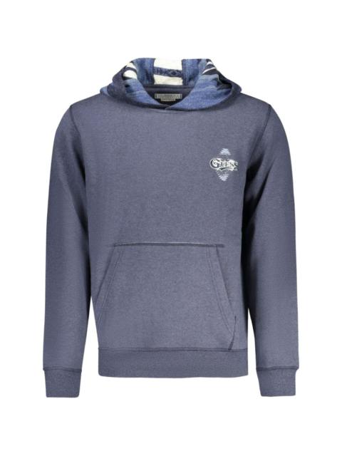 GUESS USA logo-embroidered hoodie