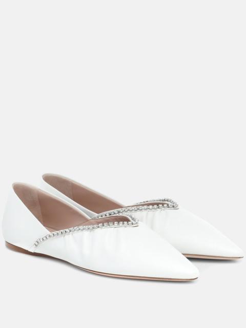 Miu Miu Embellished balllet flats