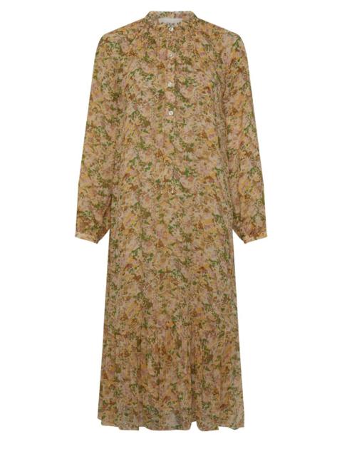CELINE folk dress in silk crepon