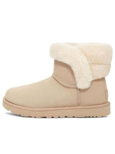 UGG (WMNS) UGG Saniya Mini Suede Classic Boot 'Sawdust' 1153512-SWD