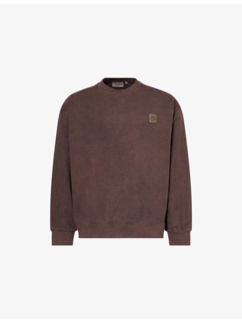 Carhartt Vista Logo-Patch Cotton-Jersey Sweatshirt