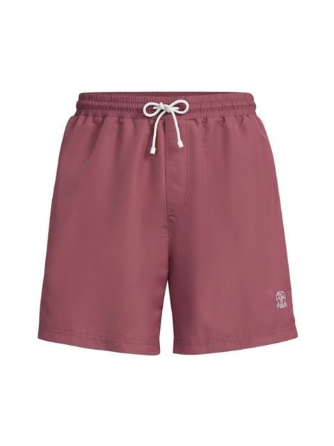 Brunello Cucinelli Men's Swim Shorts - Coral