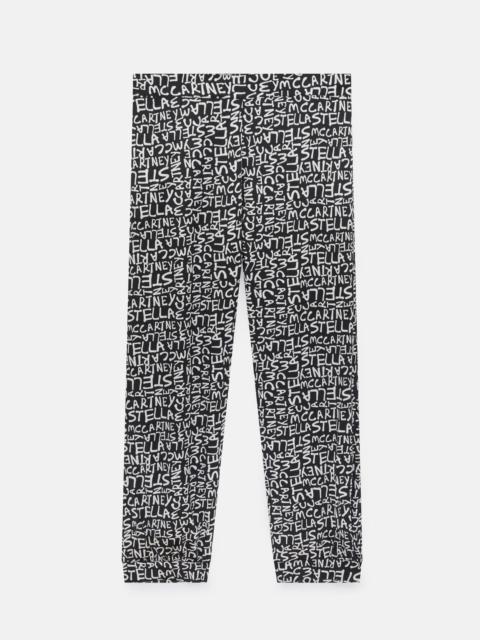 Stella McCartney Graffiti Logo Joggers