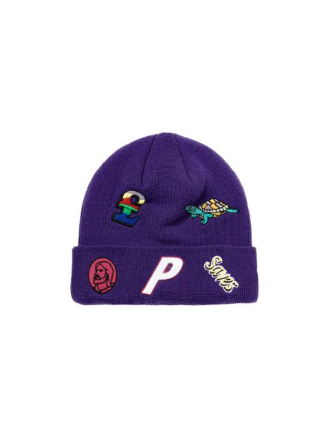 PALACE NEW ERA JESUS BEANIE PURPLE