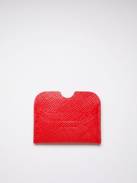 Acne Studios Card holder - Bright Red