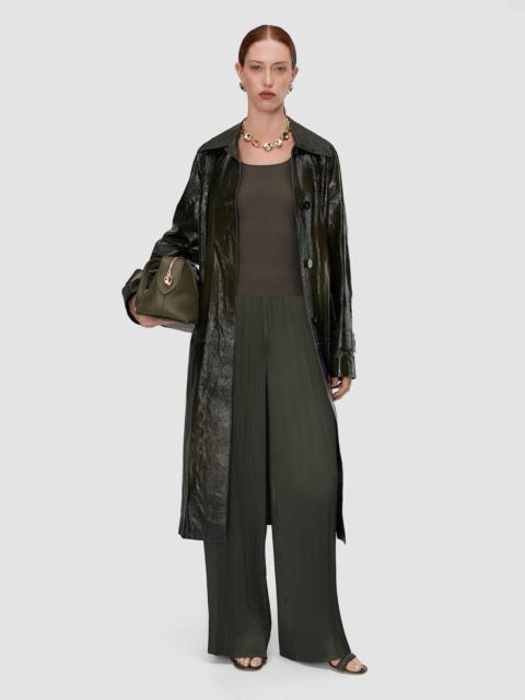 JOSEPH Amber Pleated Satin Trousers