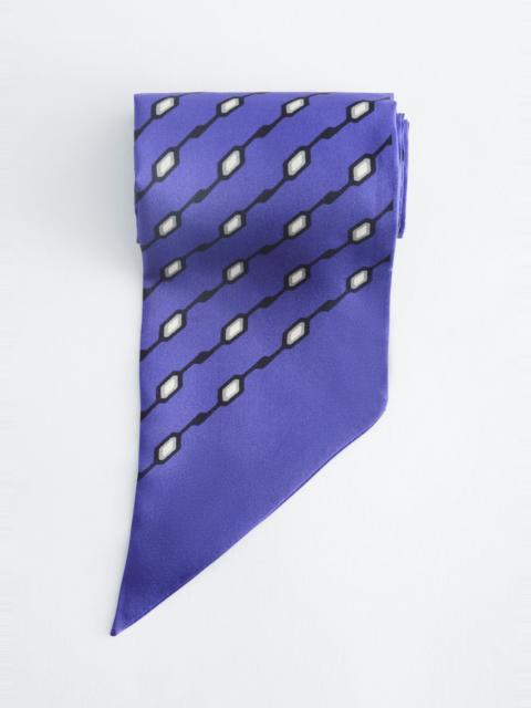 & Other Stories Slim Silk Print Scarf