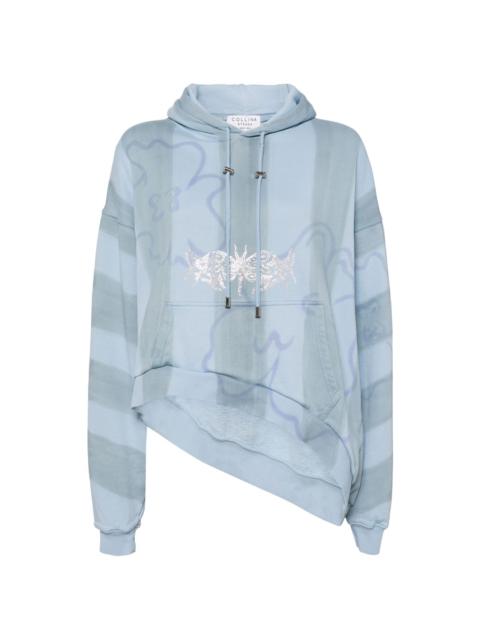 Flower Stripe hoodie