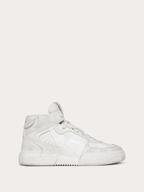 Valentino Mid-top Calfskin VL7N Sneaker with Bands