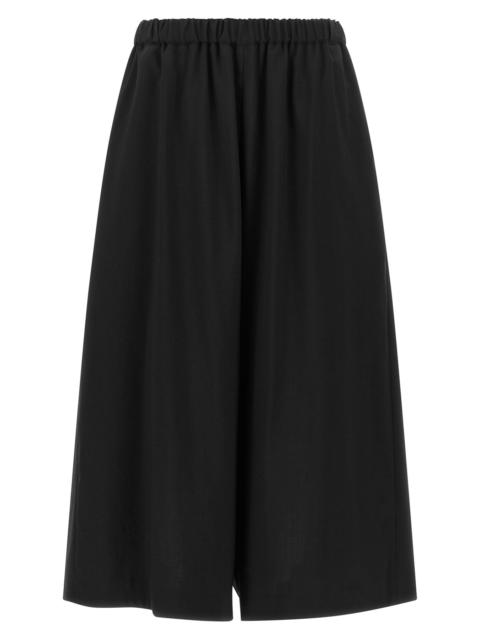 Comme Des Garçons Wool Culotte Pants