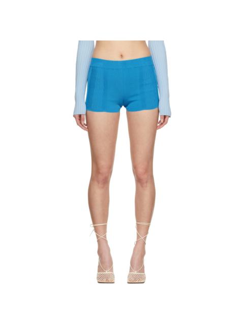 JACQUEMUS SSENSE Exclusive Blue 'Le Short Basgia' Shorts