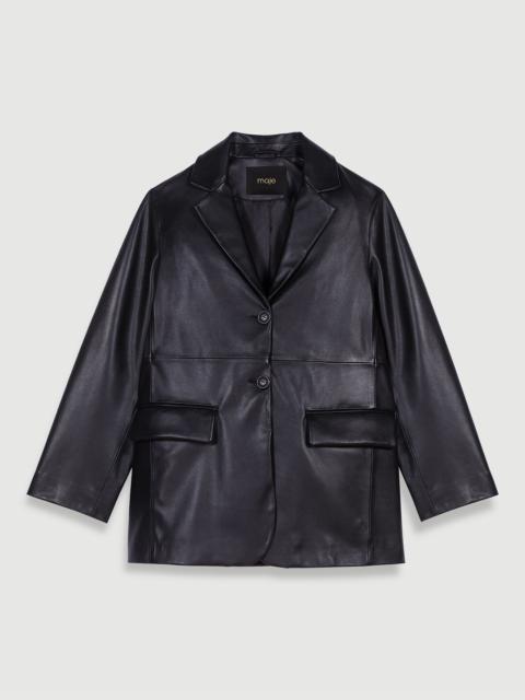 maje Leather jacket