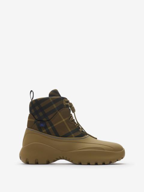 Burberry Check Scoot Trek Boots