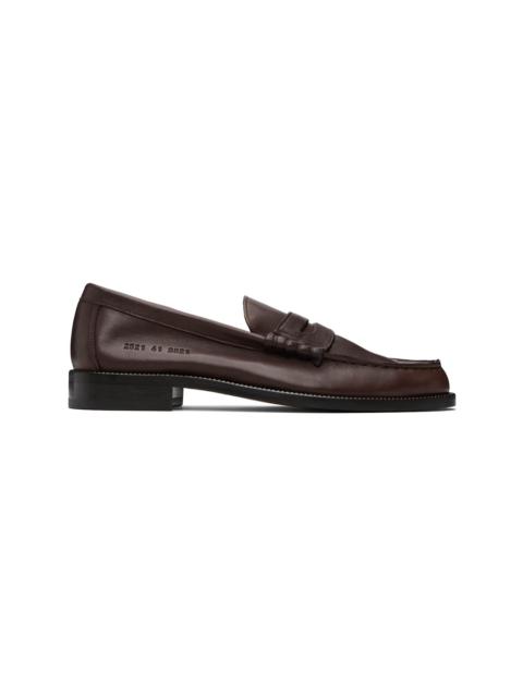 Common Projects Brown Soft Loafers