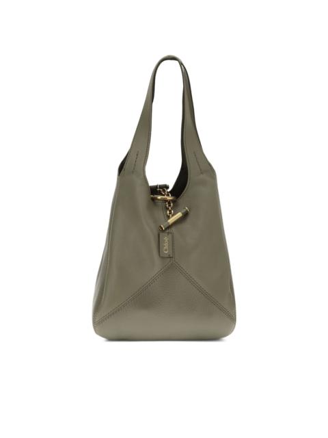 Chloé small Balloon logo-patch shoulder bag