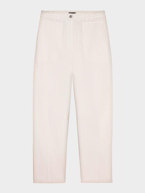 Rails Lunar Stretch-Cotton Twill Straight-Leg Pants