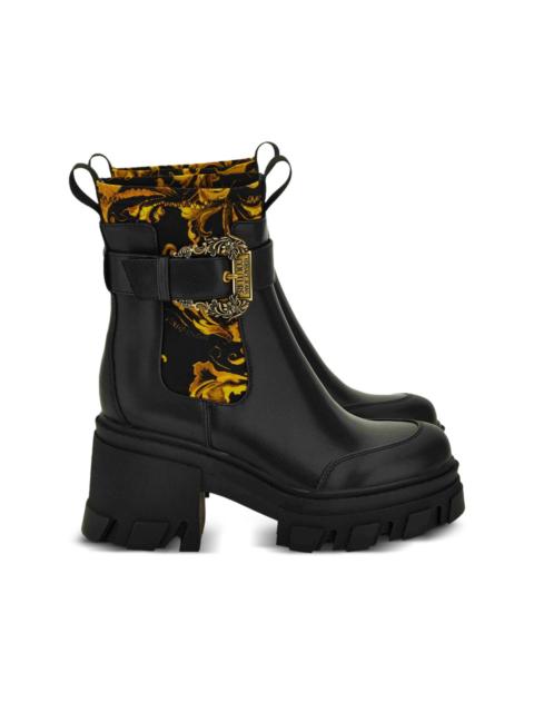 VERSACE JEANS COUTURE buckle-detail platform boots