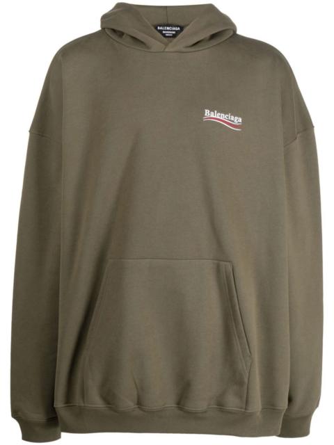 BALENCIAGA Political Campaign embroidered hoodie
