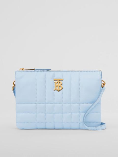 Burberry Quilted Leather Lola Twin Pouch