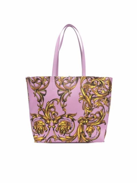 VERSACE JEANS COUTURE Regalia Baroque-print tote bag