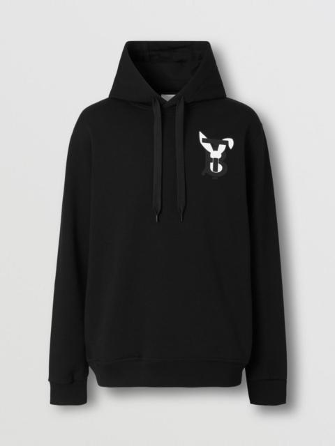 Burberry Rabbit Print Cotton Hoodie