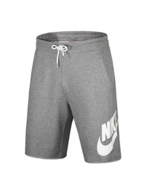 Nike Nike Large Printing Loose Knit Shorts Gray 836278-091
