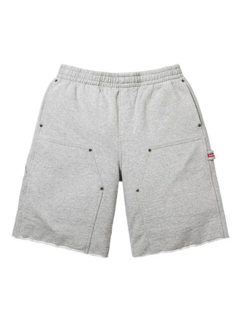 Supreme Supreme SS26 Double Knee Painter Sweatshort 'Heather Grey' SUP-SS26-204-GRY